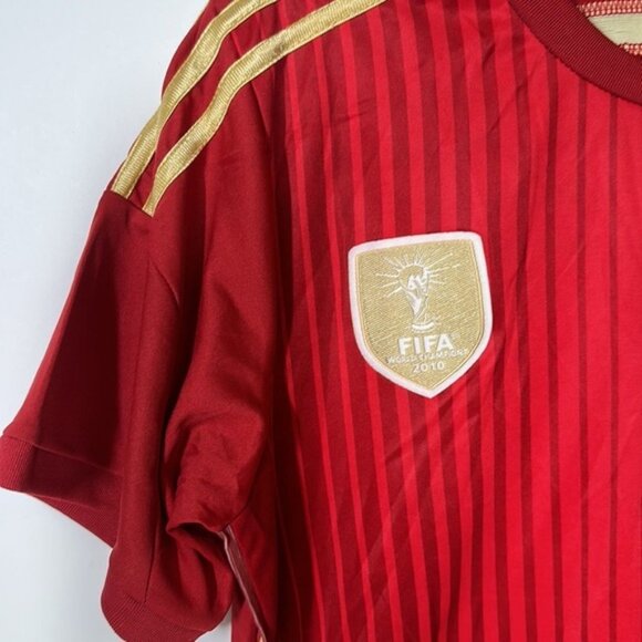 Adidas Spain Authentic Home Jersey 2010 World Cup - Picture 8 of 10